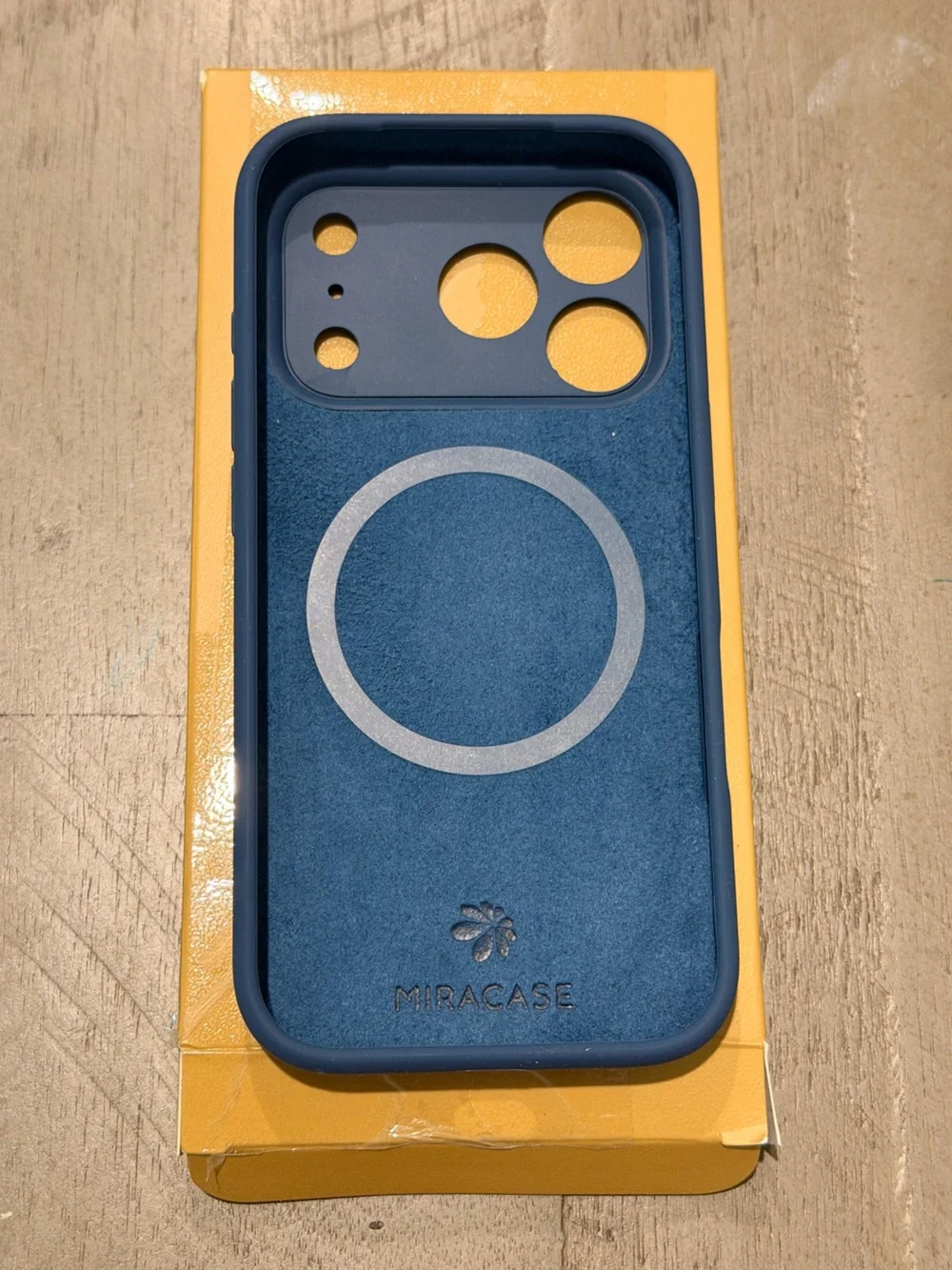 Blue Silicone MagSafe-Compatible iPhone 17pro Case